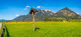 Feldkreuz bei Oberstdorf van Walter G. Allgöwer