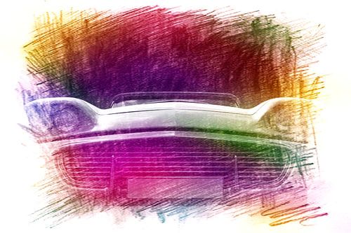 Grille US Amerikaanse Oldtimer Thunderbird 1959