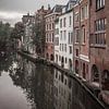Oude panden Oudegracht Utrecht van Ramona Stravers