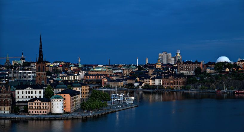 Die blaue Stunde in Stockholm von Leopold Brix
