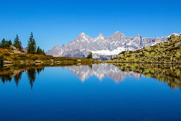 Un reflet de rêve du Dachstein sur Christa Kramer