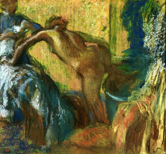 Edgar Degas, Nach dem Bad - 1895 von Atelier Liesjes