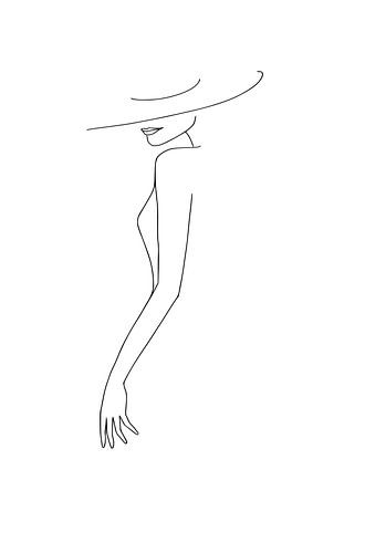 Fine Line Art - Pretty