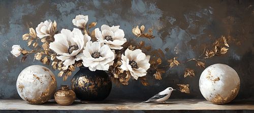 Blumenstrauß in einer Vase von ARTEO Gemälde