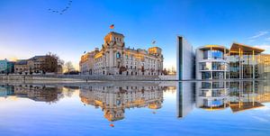 Regierungsviertel Berlin Panorama von Tilo Grellmann