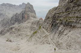 Onderweg naar Rifugio Pedrotti van Sean Vos