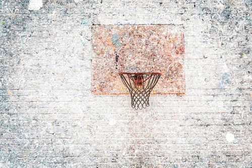 Childhood memories of the basketball court by Geert Van Baelen