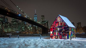 Tom Fruin?s Stained Glass House at Brooklyn Bridge Park