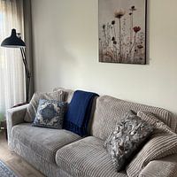 Kundenfoto: Vintage-Collage mit Blumen von Japandi Art Studio, als ArtFrame