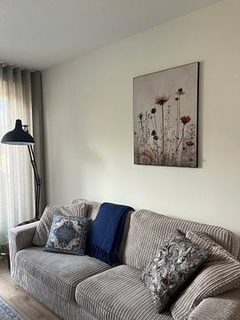 Klantfoto: Vintage collage met bloemen van Japandi Art Studio