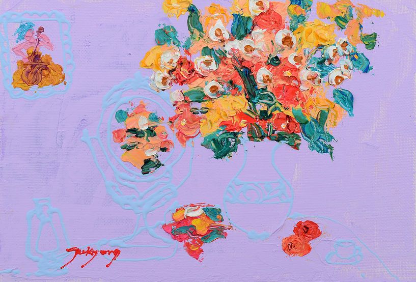 Lebendige Blüten von Jukyong Park