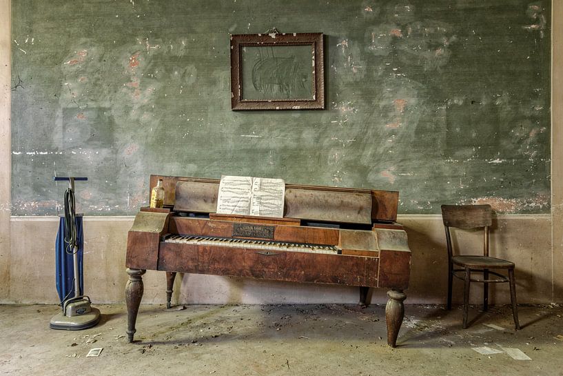 Lost Place - Abandoned Piano by Gentleman of Decay