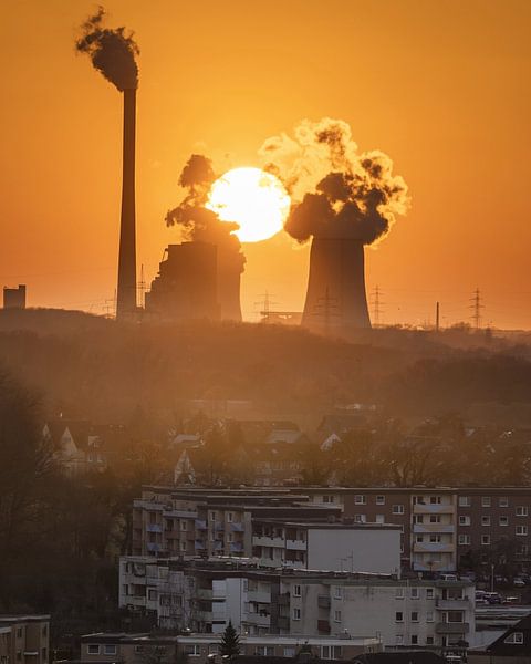 Centrale à charbon, Hamm, Rhénanie-du-Nord-Westphalie, Allemagne par Alexander Ludwig