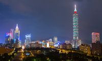 Building 101 in the night time. by Yevgen Belich thumbnail