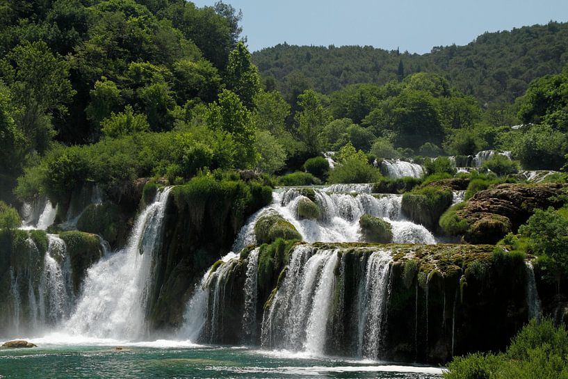 Chutes d'eau dans le parc national de Krka en Croatie par Lensw0rld