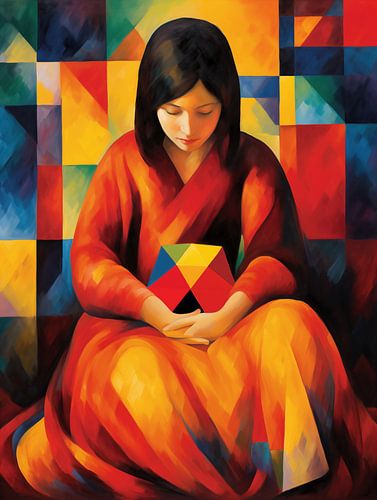 De uitvinding van het kubisme | Moderne schilderkunst in retrokleuren