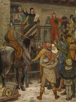 Albrecht De Vriendt, Bruges s'inspire de Philippe d'Alsace, 1890