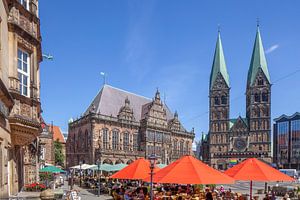 Bremer Rathaus und Dom, Bremen, Deutschland