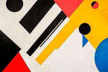 Abstract geometric composition by Poster Art Shop