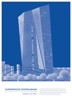 Europese Centrale Bank Frankfurt am Main van Michael Kunter