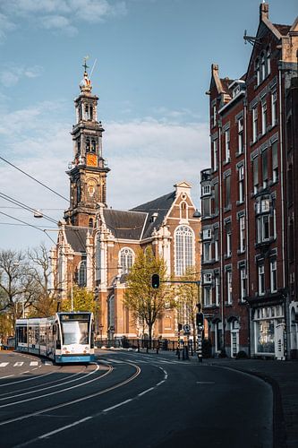 Westerkerk church in Amsterdam, The Netherlands.