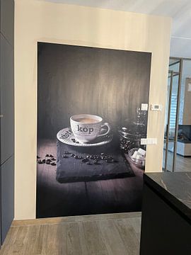 Klantfoto: Koffie in low-key van Moody Food & Flower Shop