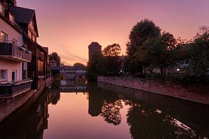 Abendrot in Nürnberg
