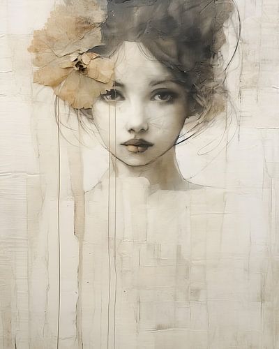 Portrait with a poetic feel