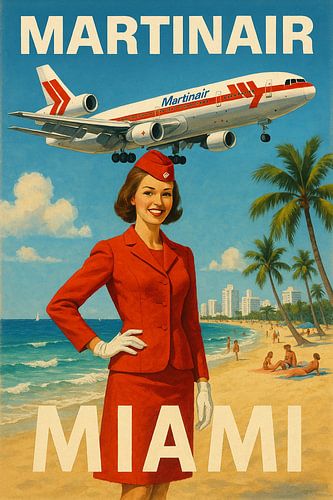 Martinair Poster Miami