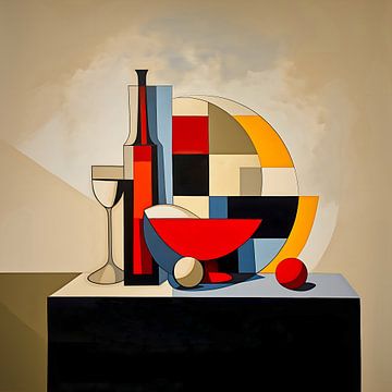 Still life cubisme style