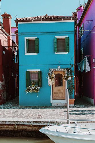 Maison bleue à Burano | Italie