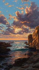 Die goldene Stunde – Küstenpracht von Artistic