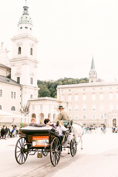 Binnenstad van Salzburg, Oostenrijk van Vildan Ersert