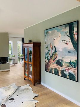 Klantfoto: Paleis van Amsterdam met exotische vogels, Melchior d'Hondecoeter