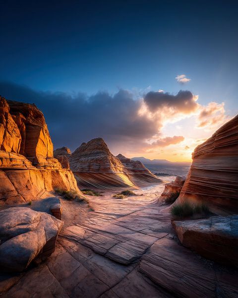 Stille vor dem Licht von fernlichtsicht