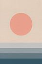 Sonne, Mond, Ozean. Ikigai. Abstrakte minimalistische Zen-Kunst von Dina Dankers Miniaturansicht