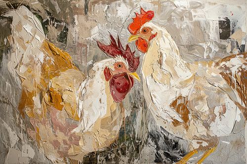 Hühnermalerei | Scheunentanz in Farben