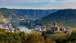 Vue de Cochem sur la Moselle, Allemagne