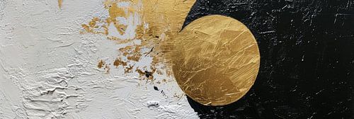 Cirkel vorm en abstractie als panorama