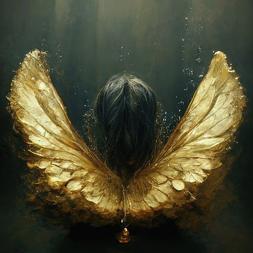 Naissance d'un ange de l'eau