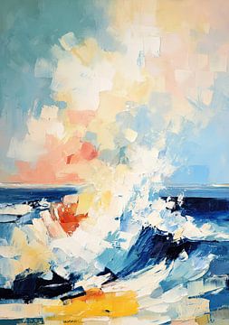 Vagues abstraites : vague océanique dynamique sur Niklas Maximilian