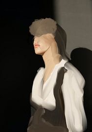 portrait in earthy tones by Carla Van Iersel