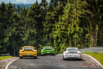 Porsche 911 GT3 and GT3 RS on the Nürburgring by Bas Fransen