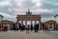 Brandenburgertor met kunstwerk