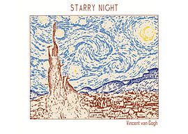 Starry Night – Vincent van Gogh by DOA Project