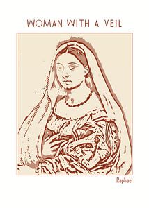 Frau mit Schleier