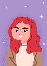 Mädchen mit ihrem Lächeln von Saffiera Devi