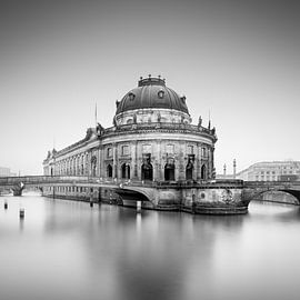 Bode Museum (z/w) van Florian Schmidt