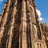 Façade de la cathédrale de Strasbourg Alsace France sur Dieter Walther