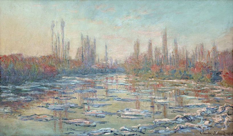 Schwebeeis auf der Seine 02, Claude Monet von The Masters